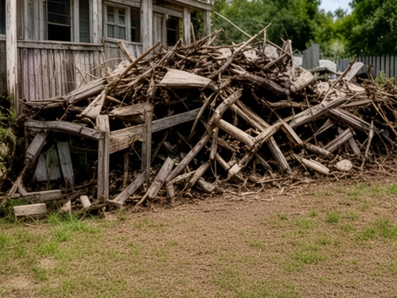 Before: Yard Debris Removal – Onancock, VA
