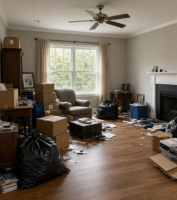 Before: Example: House Cleanout – Salisbury, MD