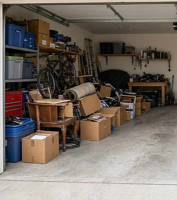 Before: Example: Garage Cleanout – Salisbury, MD