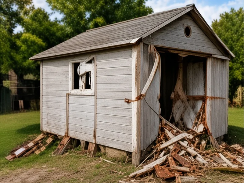 Before: Example: Shed Demolition – Georgetown, DE