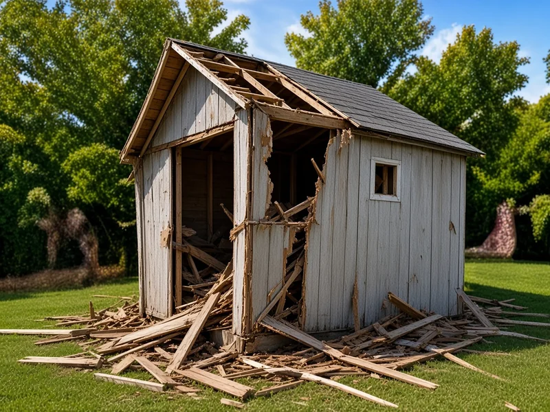 Shed Demolition in Georgetown