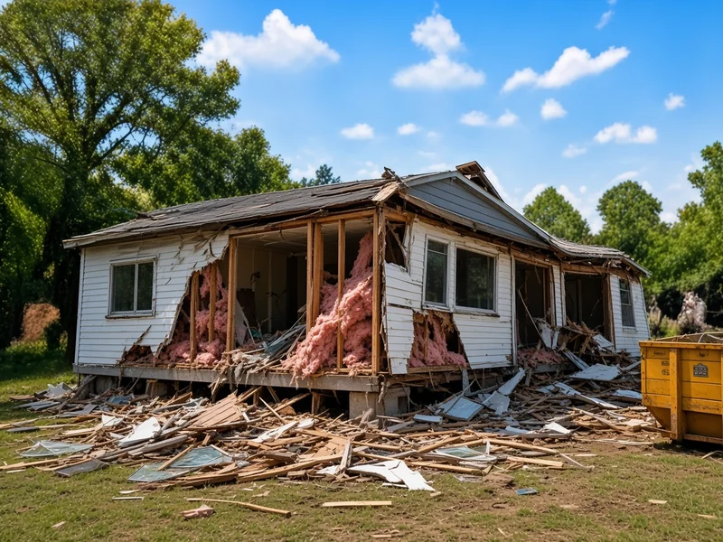 Mobile Home Demolition in Georgetown