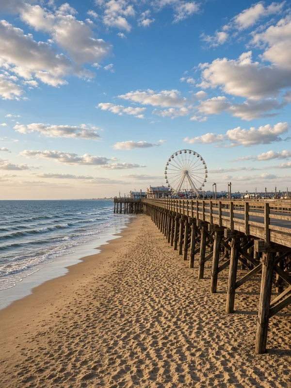 Ocean City beach and pier