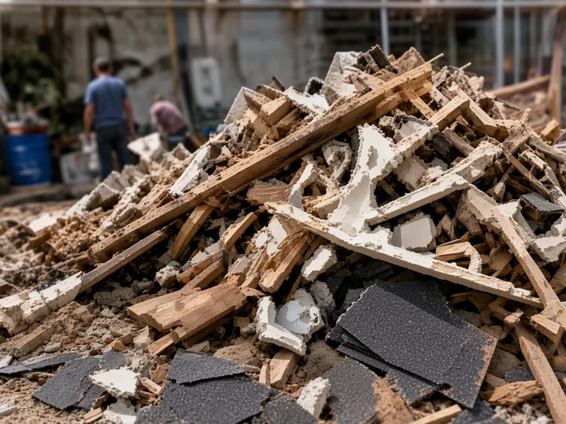 Construction Debris in Rehoboth Beach