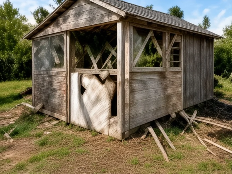 Before: Shed Demolition – Salisbury, MD