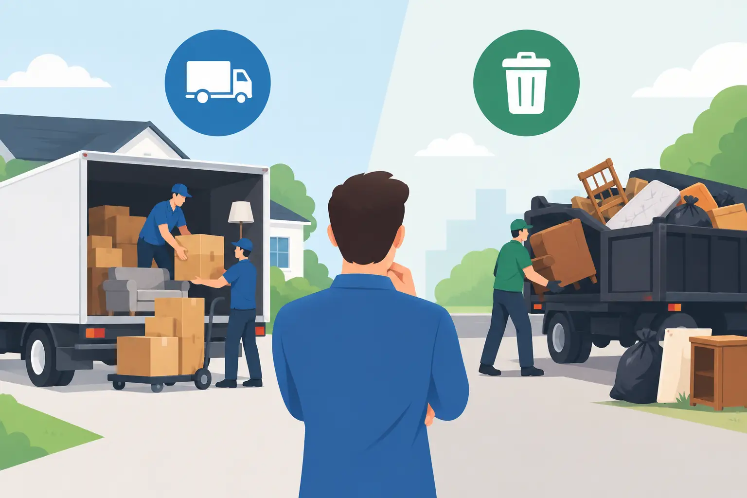Moving Company Versus Junk Hauler: Who to Call?