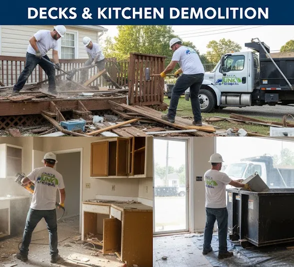 Decks and kitchen demoltion