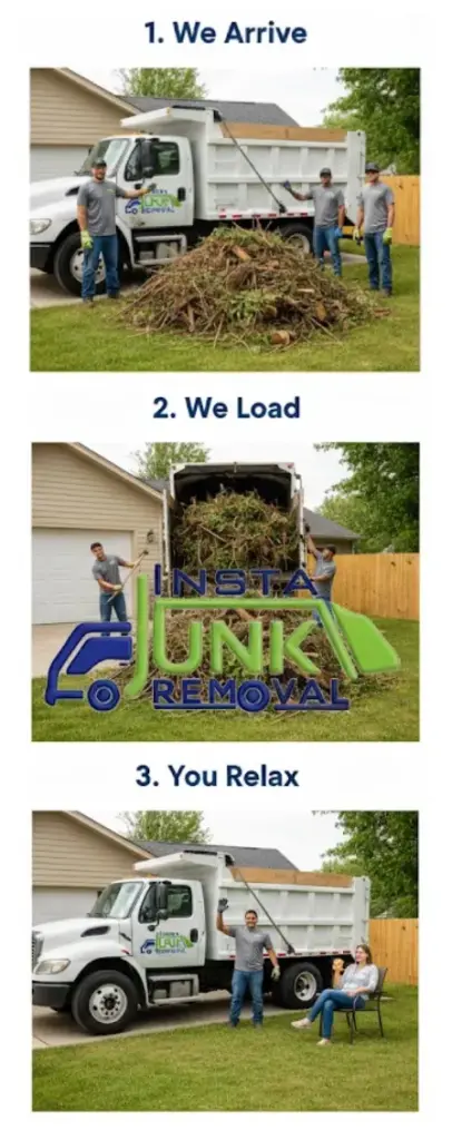 Our Stress-Free Yard Debris Removal Process