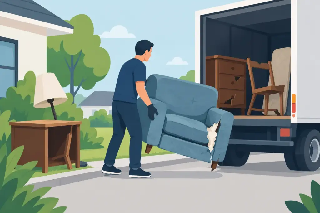 How to Dispose of Broken Furniture Without the Hassle