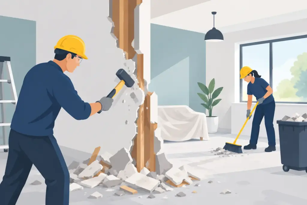 Light Demolition for Safer, Cleaner Renovations